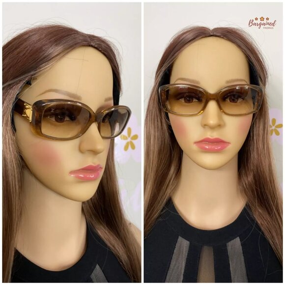 Authentic LOUIS VUITTON Gold Speckling Acetate Frame Soupcon Sunglasses - Z0003W - Picture 4 of 13